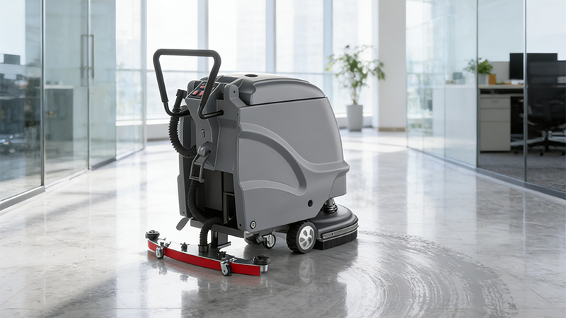 廣東福寧易購超市引入揚(yáng)子鋰電洗地機(jī)，全面提升商場清潔效率